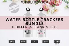 Water Bottle Trackers Designs Bundle  Product Image 1
