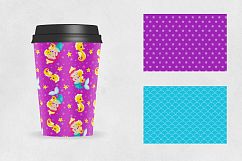 BABY-MERMAIDS, digital papers Product Image 2