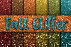 Fall Glitter Digital Paper Textures Product Image 1