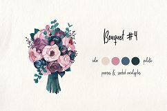 Bridal Bouquets: floral watercolor collection Product Image 6