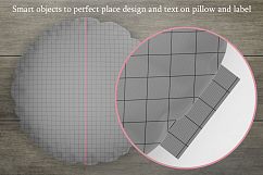 Round pillow mockup. Product mockup. Product Image 2