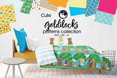 GOLDILOCKS , digital papers Product Image 1