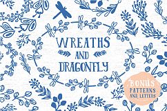 Wreaths and dragonfly + bonus Product Image 1