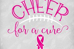 Cheer For A Cure, Football, Breast Cancer Awareness Product Image 2