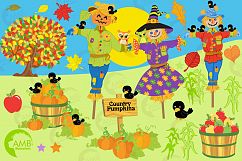 Autumn Scarecrow clipart, graphics and illustration AMB-147 Product Image 5