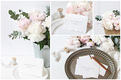 Vintage peony wedding mockups &amp; stock photo bundle Product Image 3