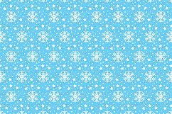 Snowflakes Christmas Digital Paper Pack / Backgrounds / Scrapbooking / Patterns / Printables / Card Making Product Image 2