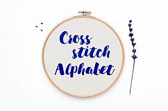 Cross Stitch Alphabet Pattern (Alph55) Product Image 1