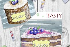 Cakes &amp; Unicorn. Tasty Clip art Product Image 7