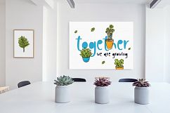 Succulents 14 vector illustrations Product Image 4