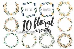 Arizona. Flower watercolor clip art. Product Image 5