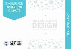 Printable Holiday Invitation, Printable Winter Invitation Product Image 2