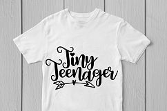 Tiny Teenager - Birthday SVG EPS DXF PNG Cutting Files Product Image 2
