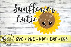 Sunflower Cutie SVG Product Image 1