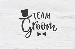 Team Groom wedding SVG, EPS, PNG, DXF Product Image 1