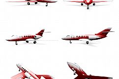 Jet Airplane Mockup Product Image 2