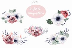 Cute baby Deer Watercolor clipart Baby animals Product Image 9