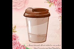 100 Clip Arts Coffee Cup, Coffee Mugs, Latte, Espresso Product Image 3