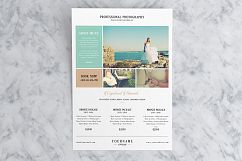 Minimal Photography Price List Marketing Flyer  Product Image 2