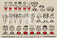 Stick Figure SVG / PNG / EPS / DXF Files Product Image 2