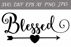 Blessed SVG Product Image 1