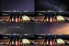 52 Starry Sky Photoshop Overlays Product Image 5