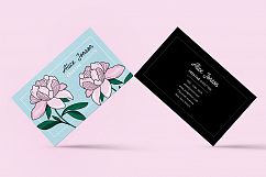 Botanical Business Card Product Image 1