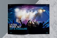 Music Festival Brochure &amp; Ticket | Indesign &amp; Photoshop Temp Product Image 8