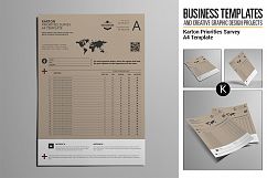 Karton Priorities Survey A4 Template Product Image 1