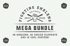 Vintage Fighting Emblems Bundle Product Image 1