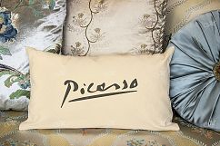 Lumbar Cushion, Pillow Mock-up &#039;Picasso&#039;, PSD+JPEG Product Image 3