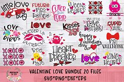 Valentine Love Bundle 20 SVG Cut Files Product Image 1