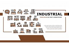 Industrial Process Landing Header Vector Product Image 1