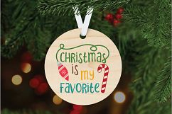 Christmas is my Favorite SVG - Christmas SVG Cut File - DXF Product Image 5