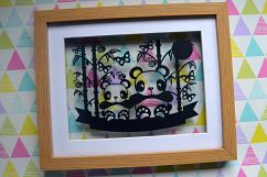 Panda Paper Cut SVG File Product Image 3