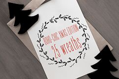25 Christmas Vector Wreaths Product Image 1
