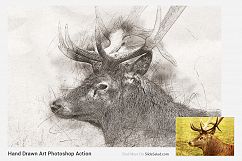 Hand Drawn Art Photoshop Action Product Image 10