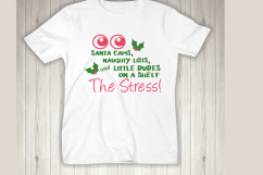 Christmas SVG Santa Cams Naughty Lists Stress SVG Product Image 2