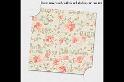 14 Vintage Romantic France Flower Digital Papers Product Image 9