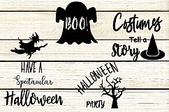 Halloween quotes svg cutting files | fall quotes svg cutting Product Image 3