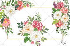 Watercolor Flowers clipart - Shantal Product Image 3