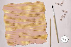 Gold Paint Strokes Paper Product Image 4
