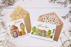 4 Seasons - Watercolor Houses Product Image 12