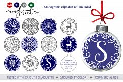 Fancy Christmas Snowflake Floating Ornament Designs Product Image 1