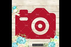 100 Camera Clip Arts, Wedding Camera, Photo Camera Product Image 2
