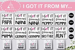I Got it From my... Svg/DXf/Png/EPS Files Bundle Product Image 1