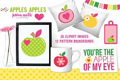 Apples Apples Clipart Graphics Collection Product Image 1