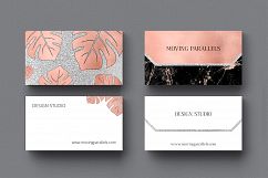 Rose Gold Marble Business Cards Bundle Product Image 7