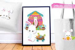 Easter Rabbit graphics and illustrations Product Image 5