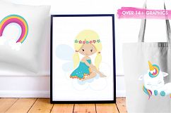 Baby Unicorn graphics and illustrations Product Image 5